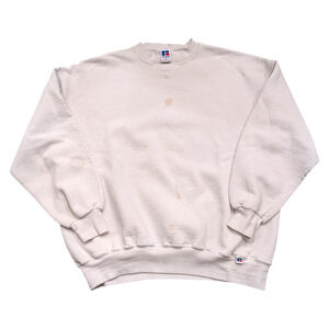 90's Blank White Russell Athletic Crewneck Sweatshirt